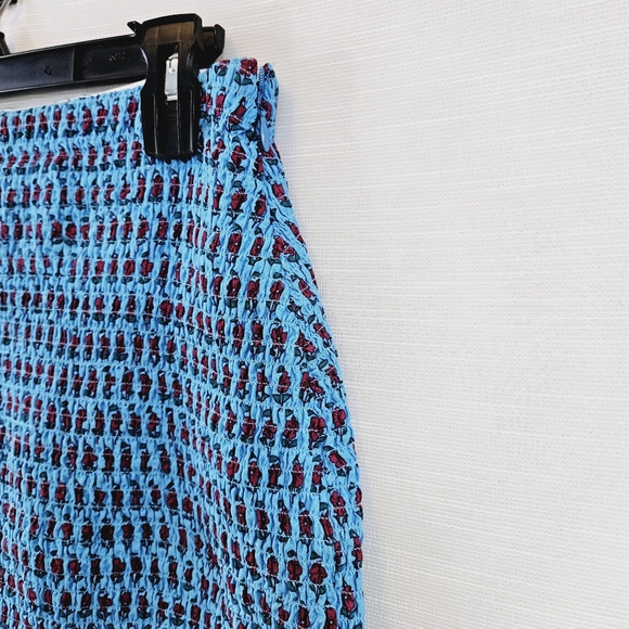 J. Crew Smocked Mermaid Floral Midi Skirt size 4 - Picture 7 of 10